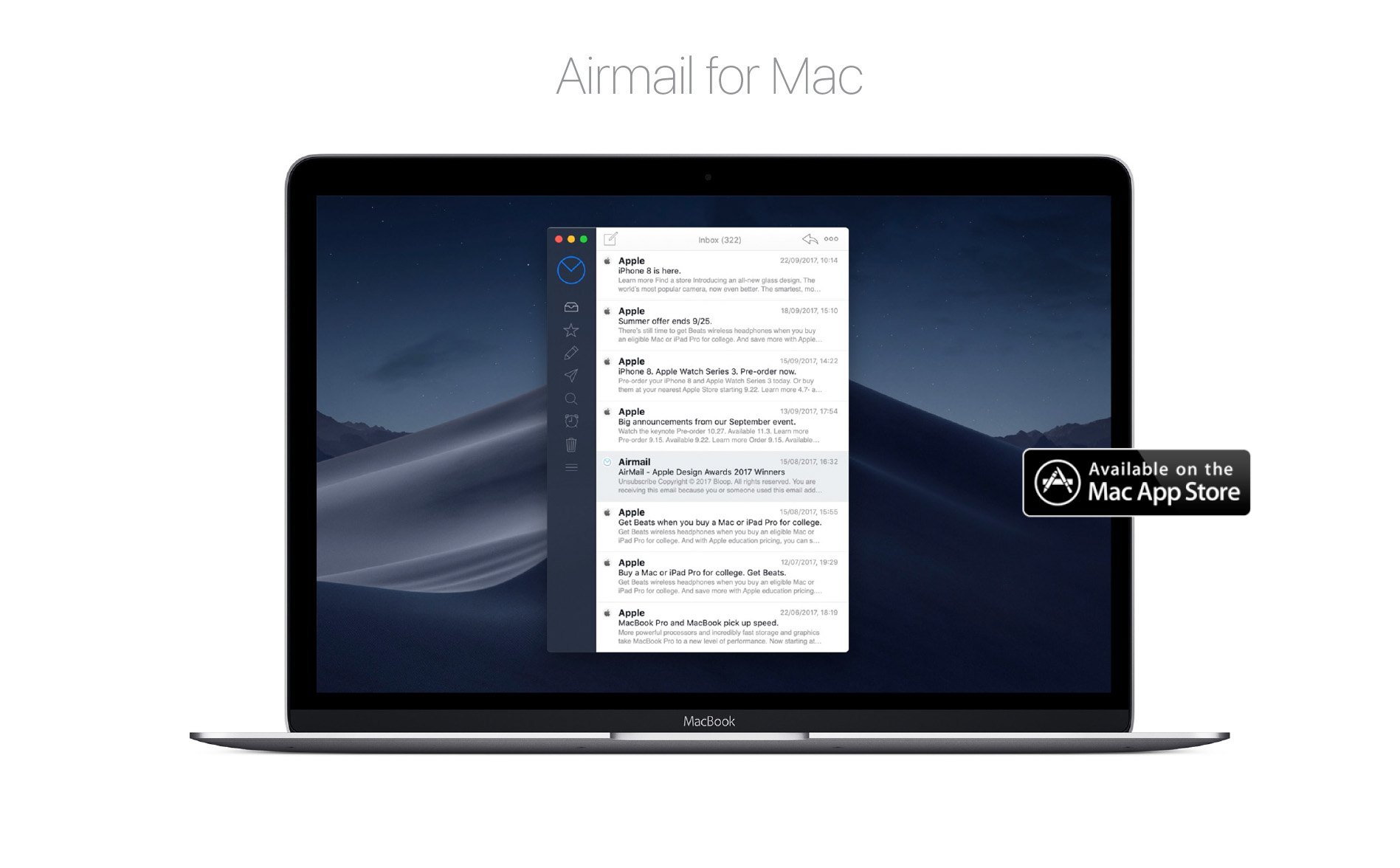 Airmail beta mac